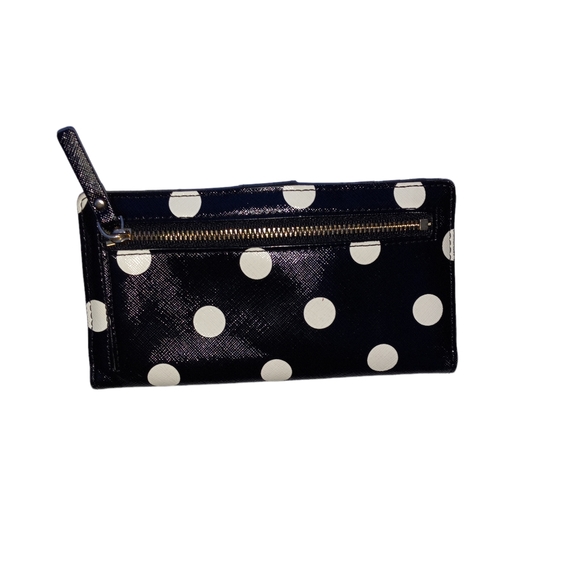 Kate Spade New York Staci Polka Dot Slim Bifold Wallet - Picture 5 of 10
